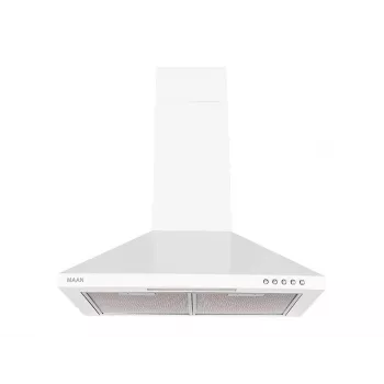 Cappa aspirante MAAN VELA 2 50, larghezza 496 mm, filtro antigrasso in alluminio, 315 m³/h, 3 velocità, 50–58 dB, bianco