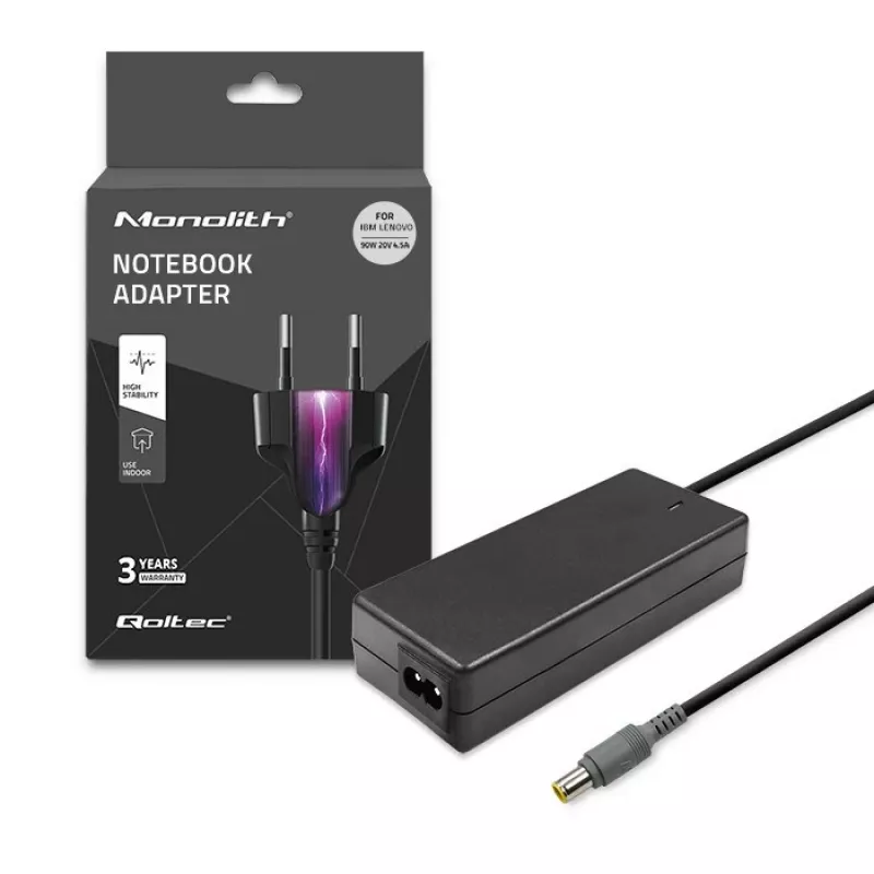 Alimentatore/adattatore Qoltec 50093 90 W nero
