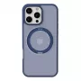 Custodia protettiva Torras Ostand Pro per iPhone 16 Pro, blu, design sottile