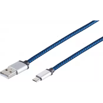 Cavo USB S/CONN 14-50017 USB 2.0 0,3 m
