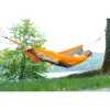 Silk Traveller Techno AZ-1030160, amaca da campeggio arancione/grigio