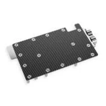 Backplate Alphacool 10261 alluminio cromo rame nero 95,7 mm