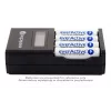 Caricabatterie everActive NC450B — caricabatterie 4 celle AAA, 110/230V AC, nero