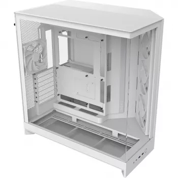 Case PC NZXT H9 Flow RGB midi tower bianco