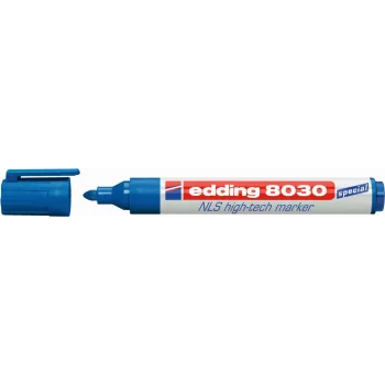 Pennarello indelebile Edding 8030 NLS punta bullet high-tech blu