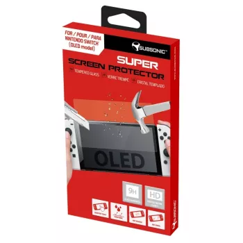 Subsonic Super Screen Protector vetro temperato per Nintendo Switch OLED