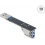 Adattatore gender changer USB Type-A DELOCK 67422, Type-A a Type-A, nero