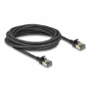 Cavo di rete DeLOCK RJ45 Cat.8.1 F/FTP slim Pro 5 m nero