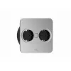 Bachmann TWIST 2 square Argento 2xCEE7/3, 2,0m AEH