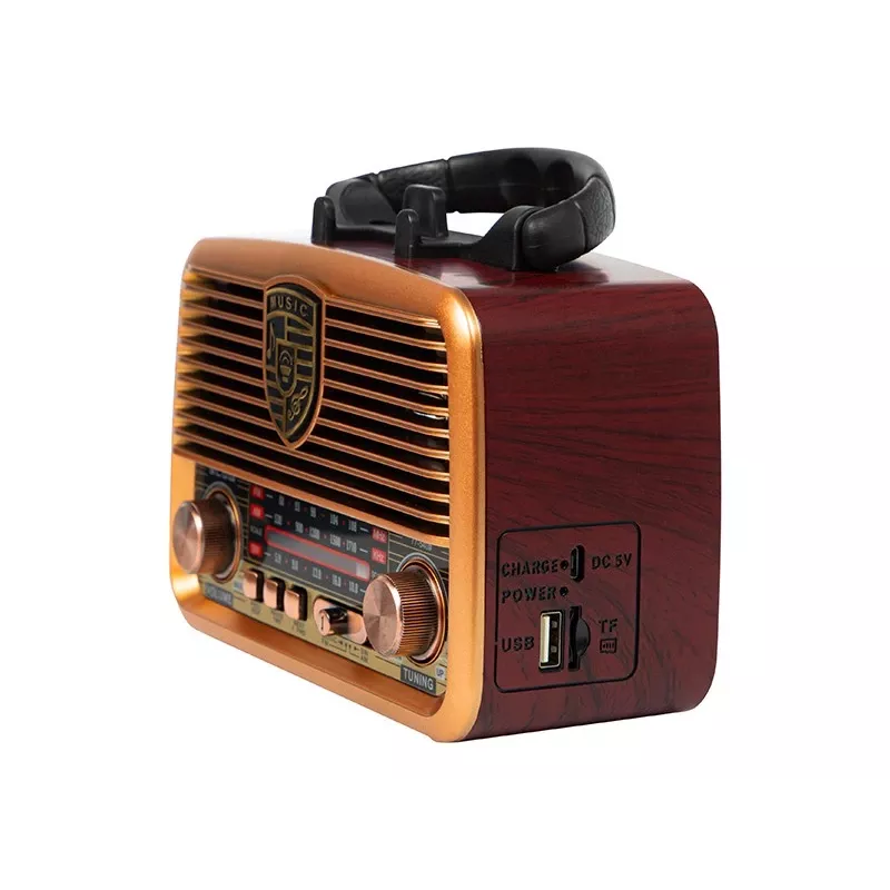 Radio analogica BLOW RA10 AM/FM solare 77-540 — ricevitore AM/FM con pannello solare e batteria di backup