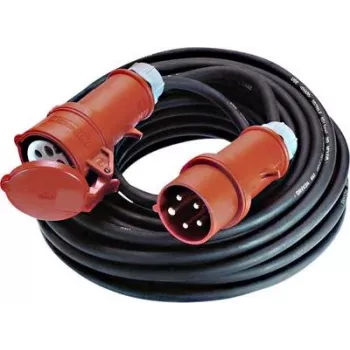 Cavo di alimentazione Bachmann 347.171 nero rosso 10 m