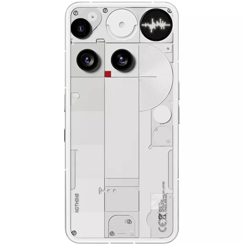 Nothing Phone (3) bianco - smartphone 5G - Dual-SIM - RAM 12 GB / memoria interna 256 GB - display OLED - 6,67 inch (A10000023)