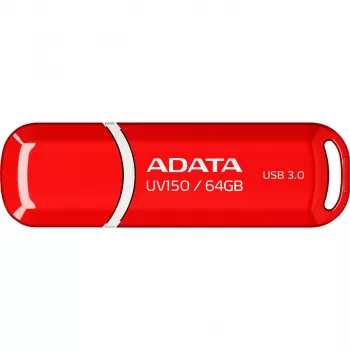 Chiavetta USB ADATA DashDrive UV150 64 GB, USB Type-A 3.2 Gen 1, rosso, design con cappuccio