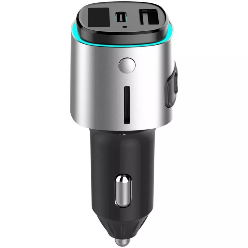 Trasmettitore FM 4smarts 456201 accendisigari nero argento AM FM Bluetooth
