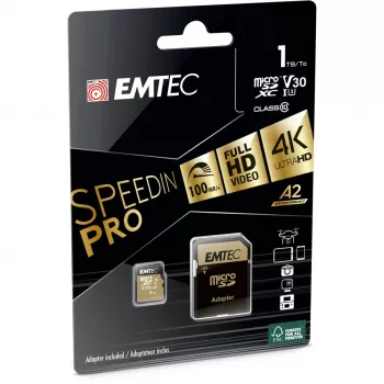 Emtec 1 TB MicroSDXC UHS-I scheda di memoria ECMSDM1TXC10SP
