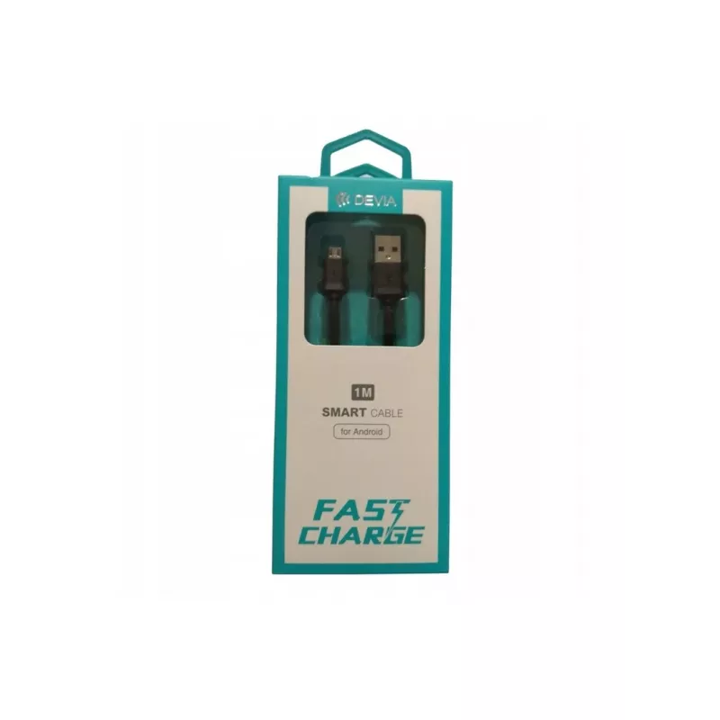 Cavo di ricarica USB Devia Micro Smart Series V2 5V 2,1A 1 m, nero