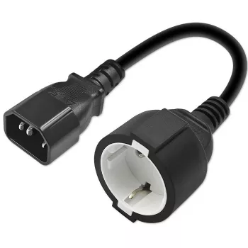 Adattatore di rete QOLTEC 53906 IEC 320 C14 a SCHUKO 16A 250V