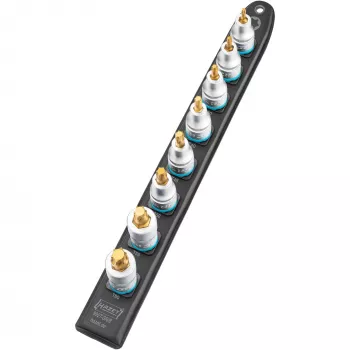 Set di punte Torx Hazet 992T-SR/8 — 8 pezzi Torx corte T20–T60