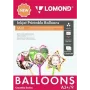 Palloncini stampabili inkjet Lomond A3+, 9 fogli (palla/cuore/stella) fronte-retro