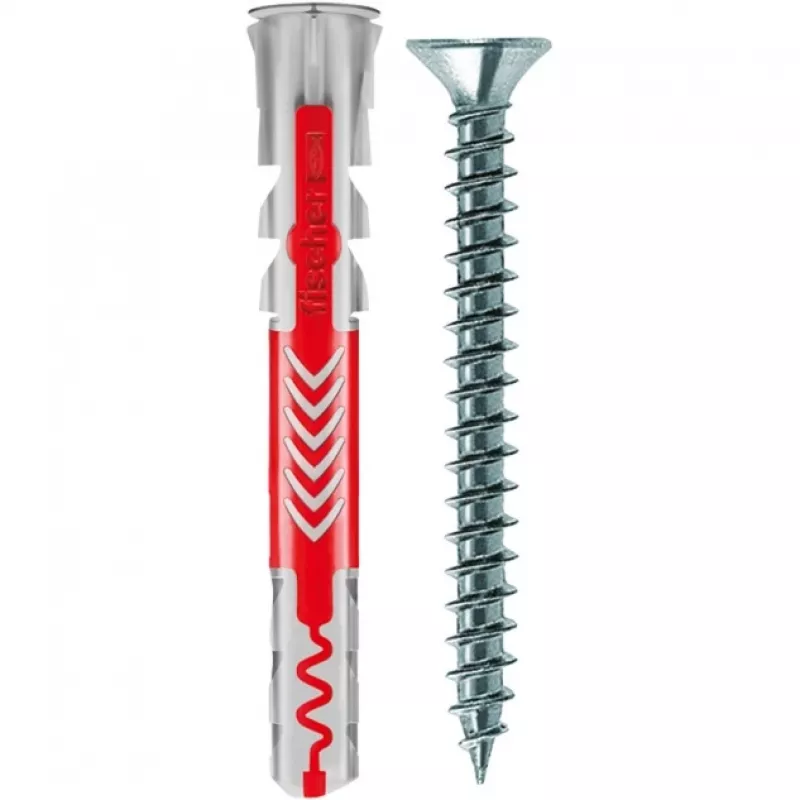 Tassello FISCHER DUOPOWER 6x50 S 50 pz. con vite