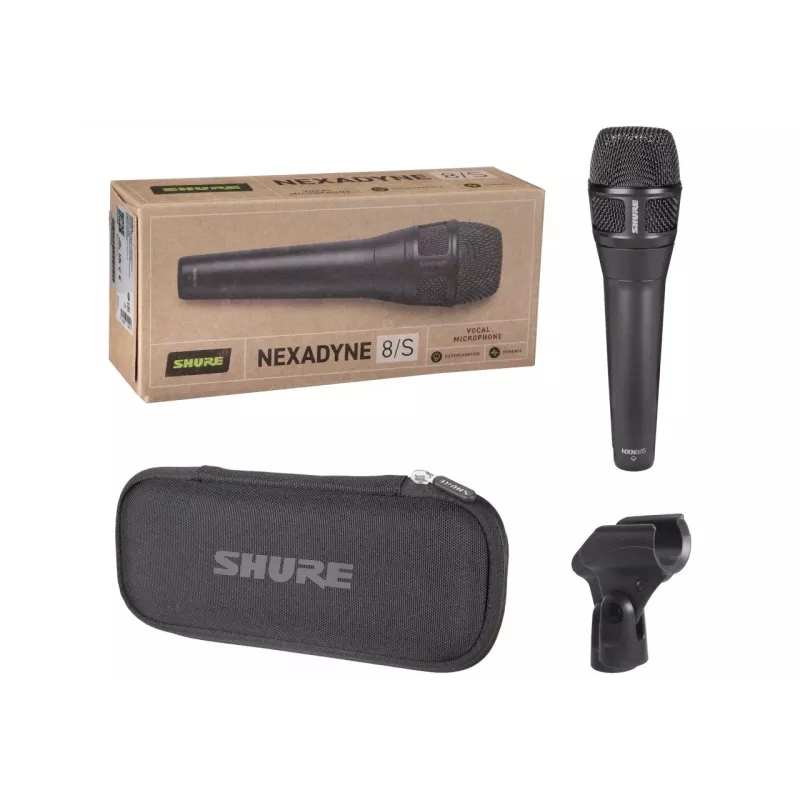 Shure Nexadyne™ 8/S - microfono dinamico, supercardioide con connettore XLR, nero