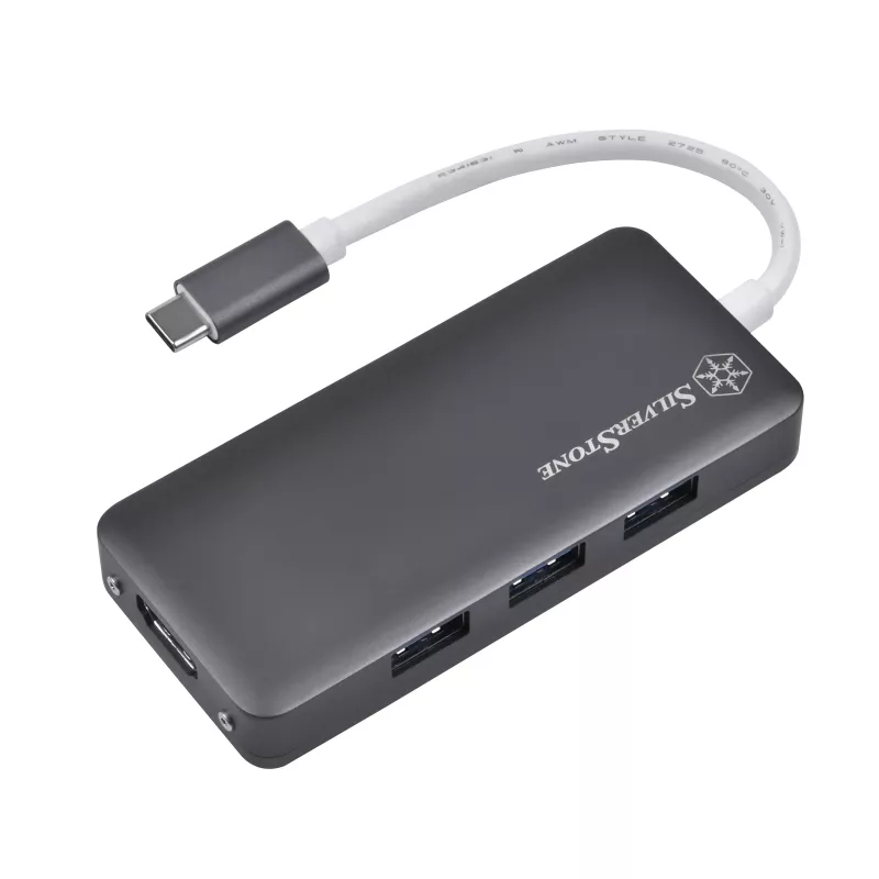 SilverStone SST-EP14C - USB 3.1 Type-C Gen1 su HDMI, 3x USB 3.1 Gen 1 Type-A, 1x USB 3.1 Gen 1 Type-C (ricarica PD 2.0) (SST-EP14C)