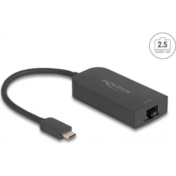 DeLOCK 66046 adattatore da USB Type-C a LAN 2,5 Gigabit