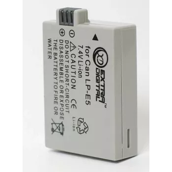 Batteria Extra Digital LP-E5 7,2V 1800mAh per fotocamere Canon