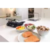 Piastra grill SEVINI Pro, KG 2395 (argento/nero, 1.800 Watt)