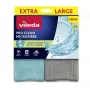 Panno per la pulizia VILEDA Pro Clean universale con enzimi attivi, grigio, confezione da 2, lavabile in lavatrice
