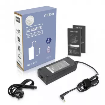 Alimentatore MITSU 19V 7,1A 135W per laptop e dispositivi compatibili