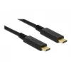 Cavo USB DeLOCK 83042 USB 3.2 Gen 2 0,5 m USB C nero