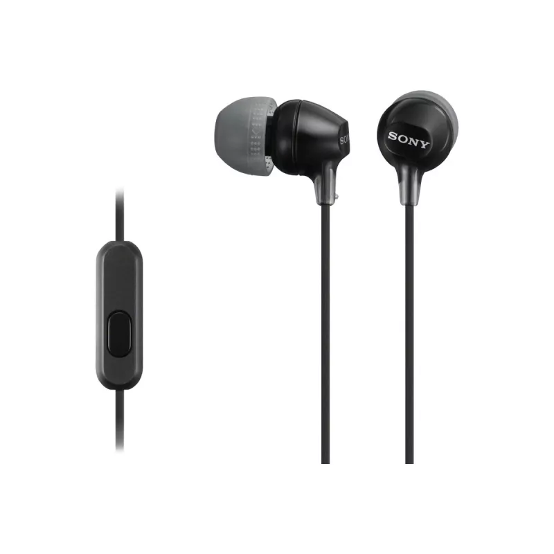 Sony MDR-EX15AP, con filo, 8 - 22000 Hz, chiamate/musica, 3 g, headset, nero