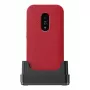 Feature-Phone Doro Leva E22 cellulare a conchiglia, display 2,8 pollici (7,11 cm), Single SIM, fotocamera 0,3 MP, 1150 mAh, 127,8 g, rosso/bianco
