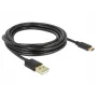 Cavo USB DeLOCK 85209 USB 2.0 3 m USB A USB C nero