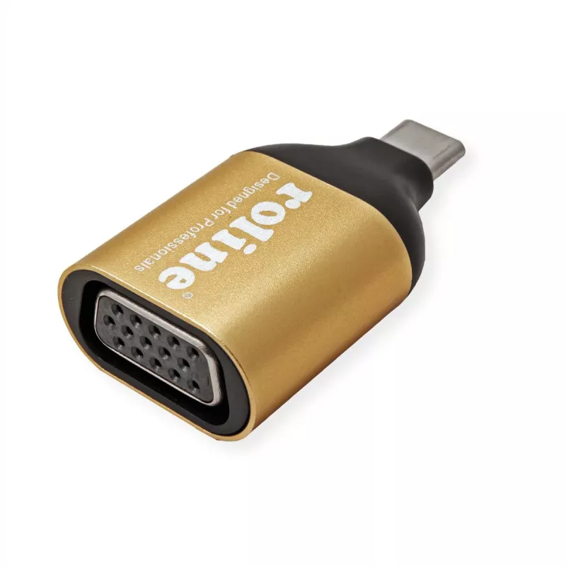 ROLINE 12.03.3233 adattatore grafico USB 1920 x 1080 pixel oro (12.03.3233)