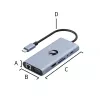 Adattatore USB-C 11-in-1 Hawk HW-HUB1101 — hub multiporta con 11 connessioni