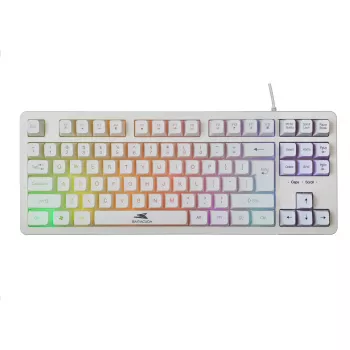 Baracuda Krill tastiera gaming a membrana bianca KRILL-W, US, USB