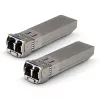 Extralink EX.35948 modulo transceiver SFP+ 10G, 1310 nm, 10 km, monomodale, DOM, HP/Aruba, confezione da 2