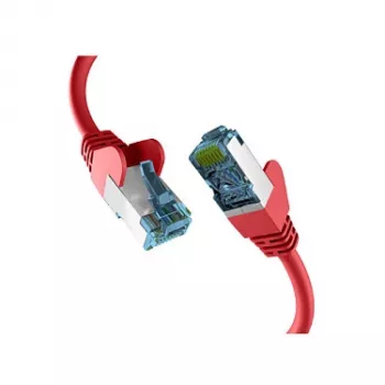 EFB-Elektronik cavo patch RJ45 con cavo Cat.7 cavo rosso 1m S/FTP PIMF cavo di rete LAN DSL produttore: EFB Elektronik (EC020200165)