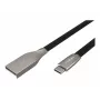 Cavo NATEC USB-C/A 2.0 1 m dritto 1 m nero metallo
