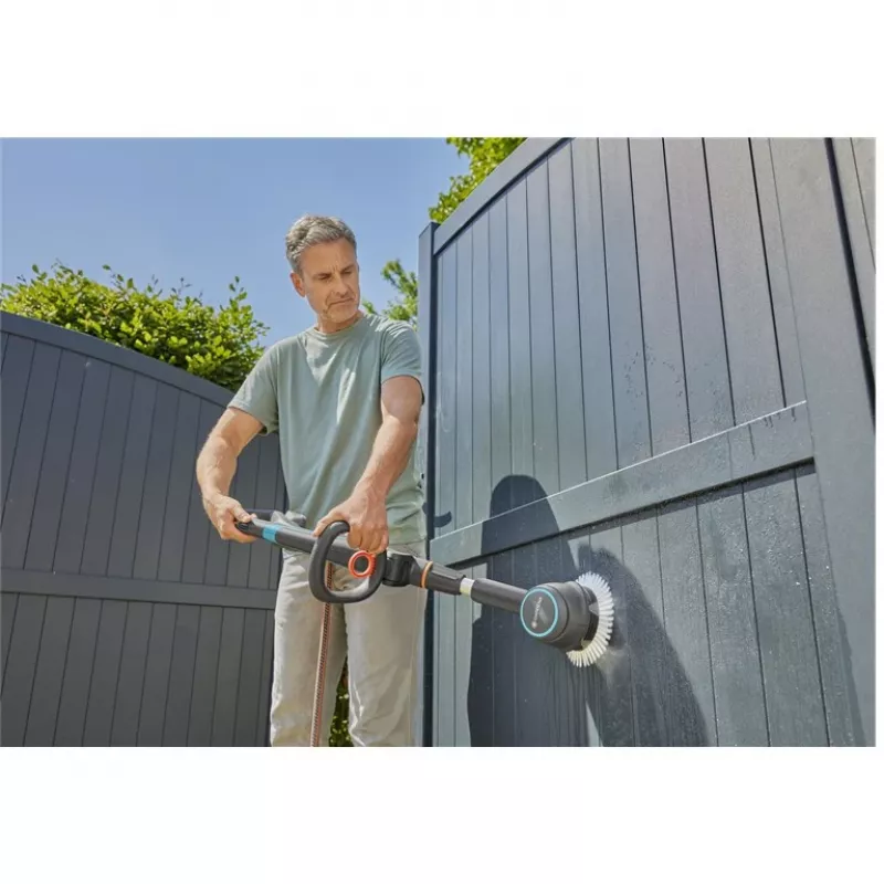 Spazzola a disco soft GARDENA, per multireiniger AquaBrush a batteria, spazzola lavante (grigio/turchese)