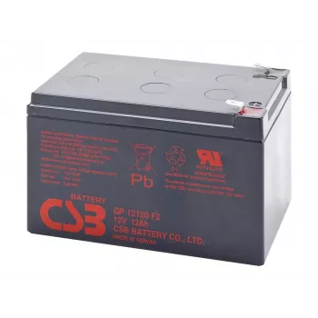 Batteria AGM 12Ah 12V F2 VRLA (GP12120)