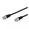 Wentronic Goobay cavo di collegamento BNC, nero, 1 m - connettore BNC maschio > connettore BNC maschio (50272)