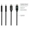 Good Connections cavo di ricarica e dati USB 2.0 per iPhone/iPad/iPod connettore USB-C a Lightning - Il cavo di alta qualità e ufficialmente certificato da Apple