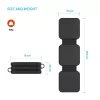Caricabatterie pieghevole wireless FIXED FIXFLE-SA-BK 3-in-1 per Samsung — caricabatterie portatile compatto per telefono, auricolari, dispositivi indossabili