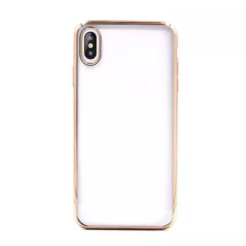 Custodia protettiva in TPU morbido Devia per iPhone XS Max, color oro