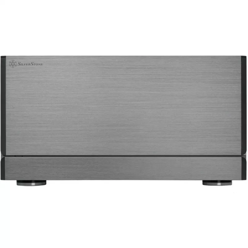 Case PC SilverStone Crown 04 SST-CW04TB — formato HTPC, supporto SSI-EEB, grigio scuro