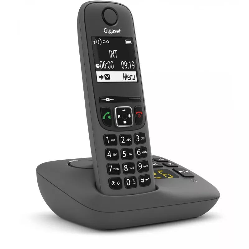 Telefono analogico/DECT Gigaset AE690A identificazione chiamante cordless antracite