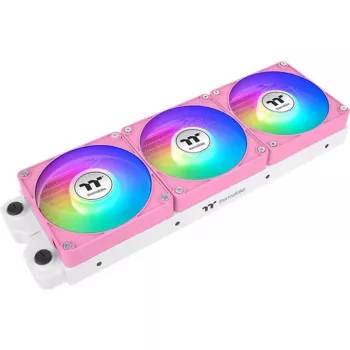 Ventole THERMALTAKE CT140 EX Reverse ARGB Sync 140 mm, 500–1800 RPM, rosa, 3 pezzi